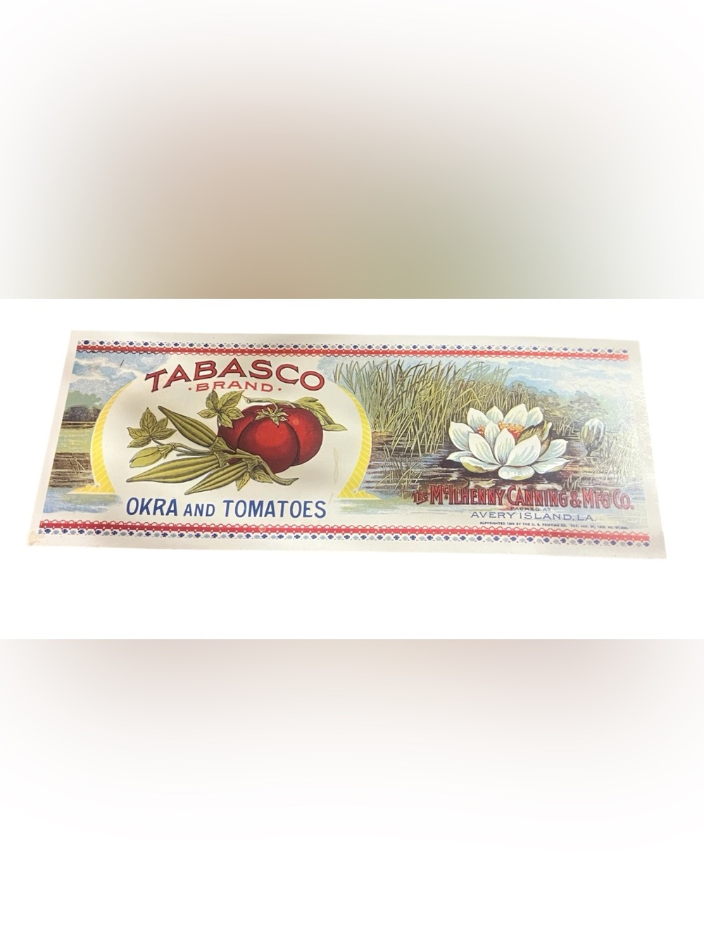 Vintage Tabasco Postcard